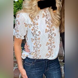 Good Hart Floral Print Women's Top